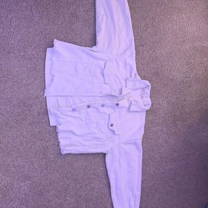 Altar’d State Courtney Corduroy Shacket- Ivory